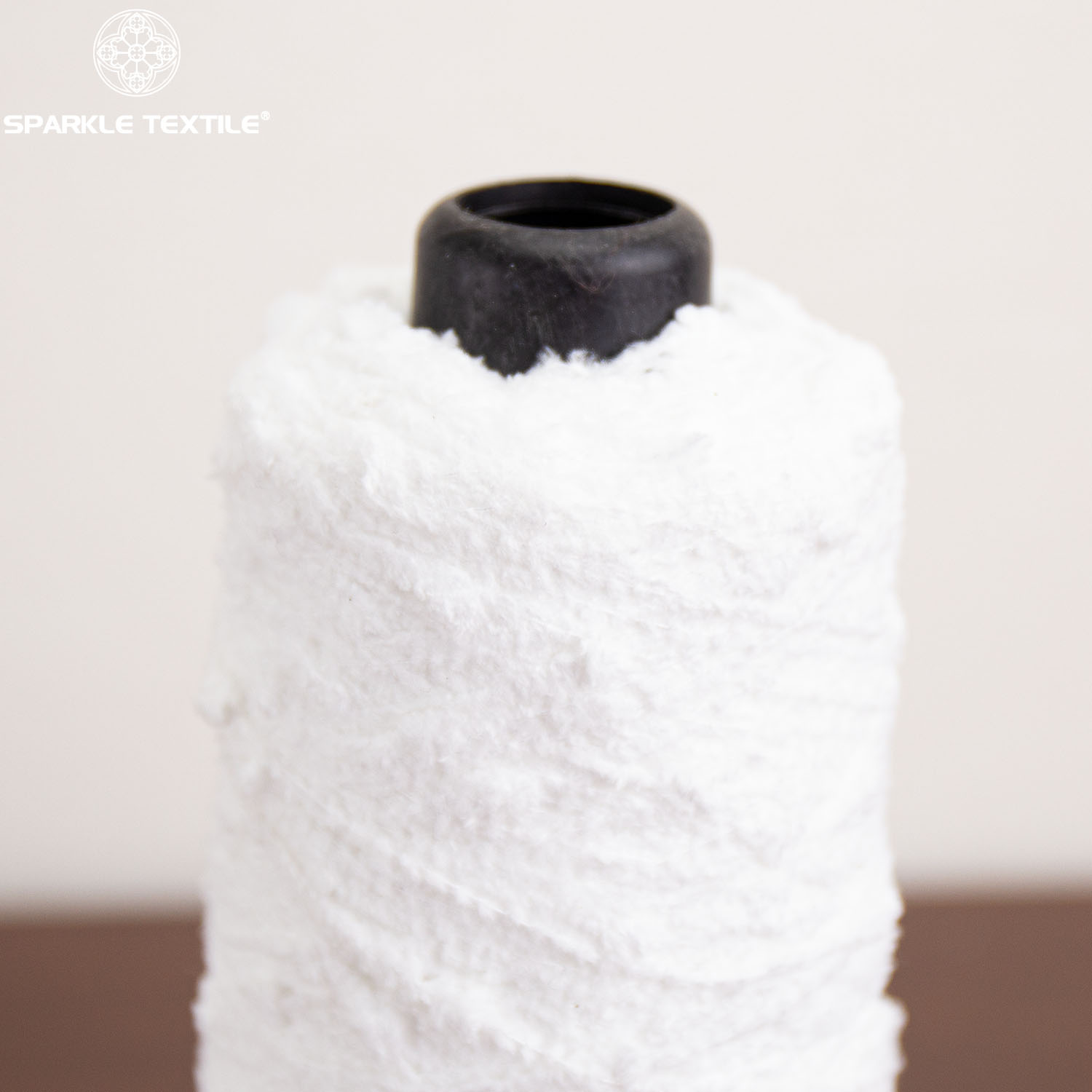 White Popcorn Fancy Yarn Knop Novelty Yarn Fluffy Textured Yarn for Knitting Crochet Sweater Shawl Home Textile