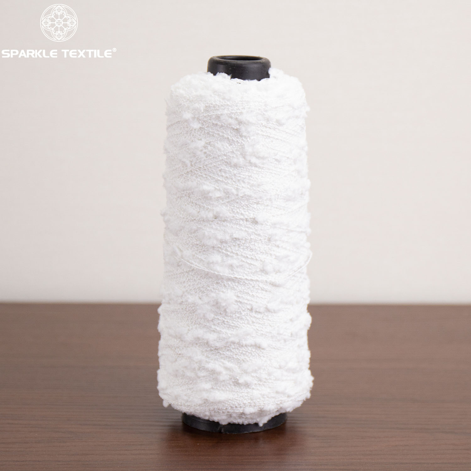 White Flag Yarn Toothbrush Fancy Yarn Loop Slub Novelty Textured Yarn for Knitting Crochet Sweater Home Textile