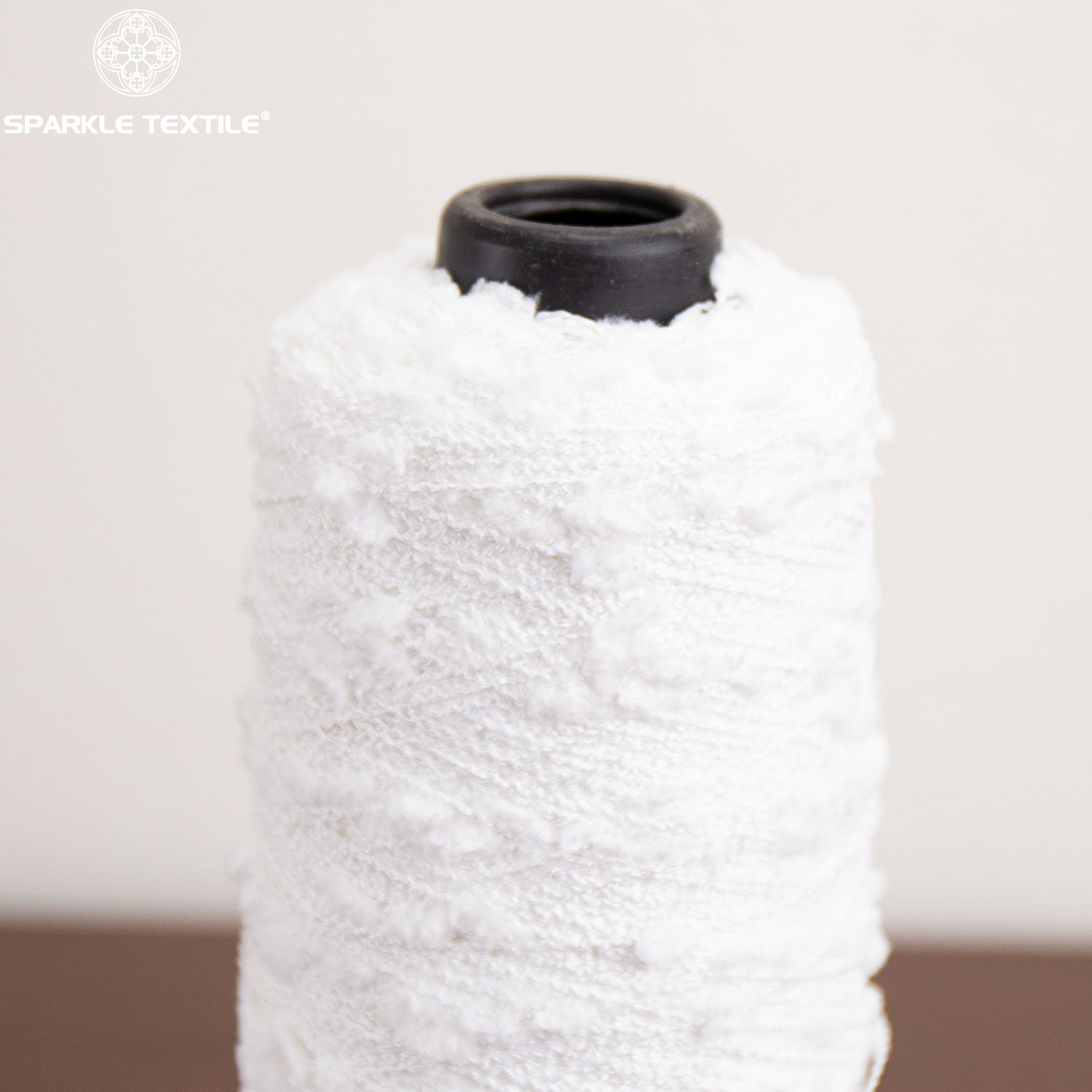 White Flag Yarn Toothbrush Fancy Yarn Loop Slub Novelty Textured Yarn for Knitting Crochet Sweater Home Textile