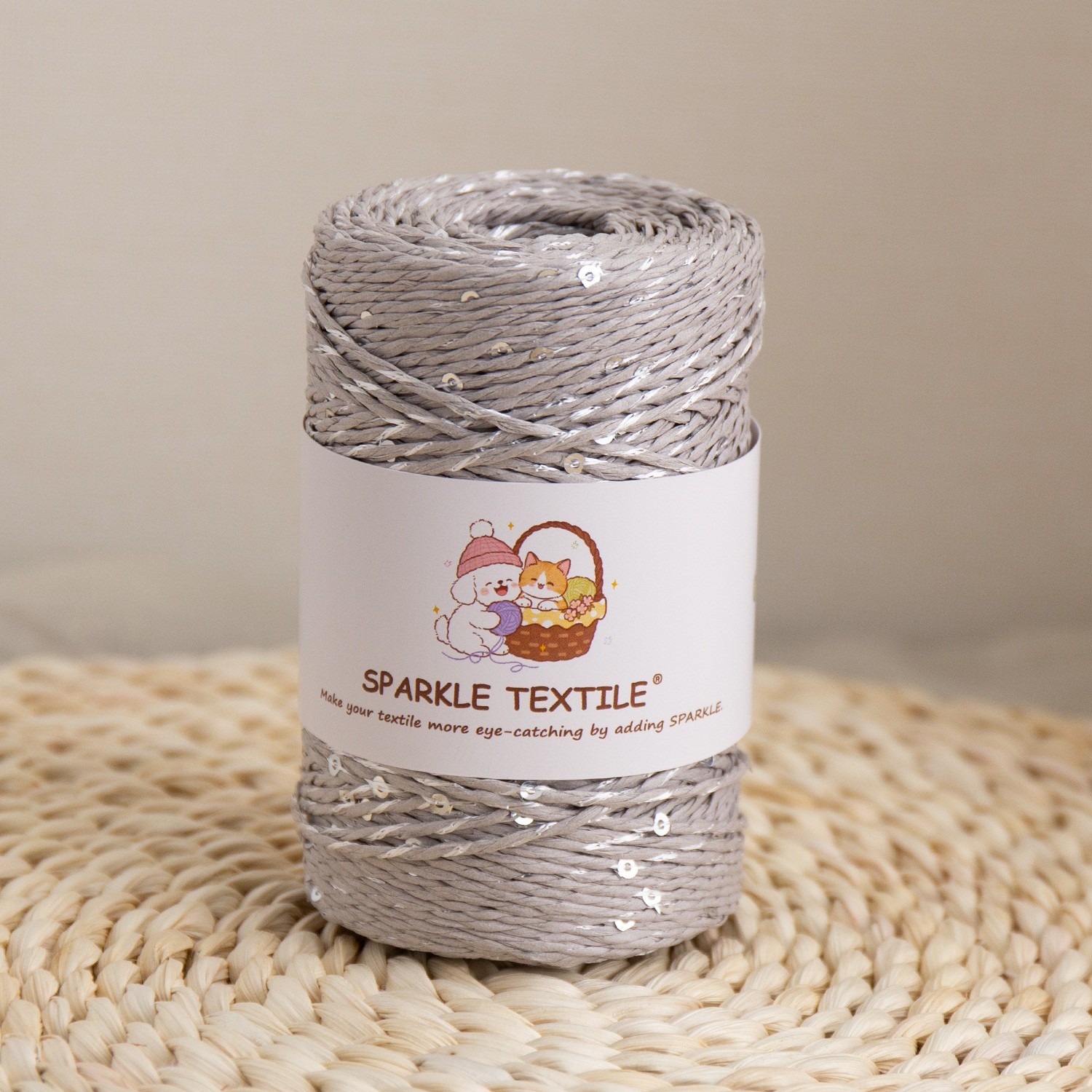 Sequin Raffia Yarn Sequin Raffia Yarn