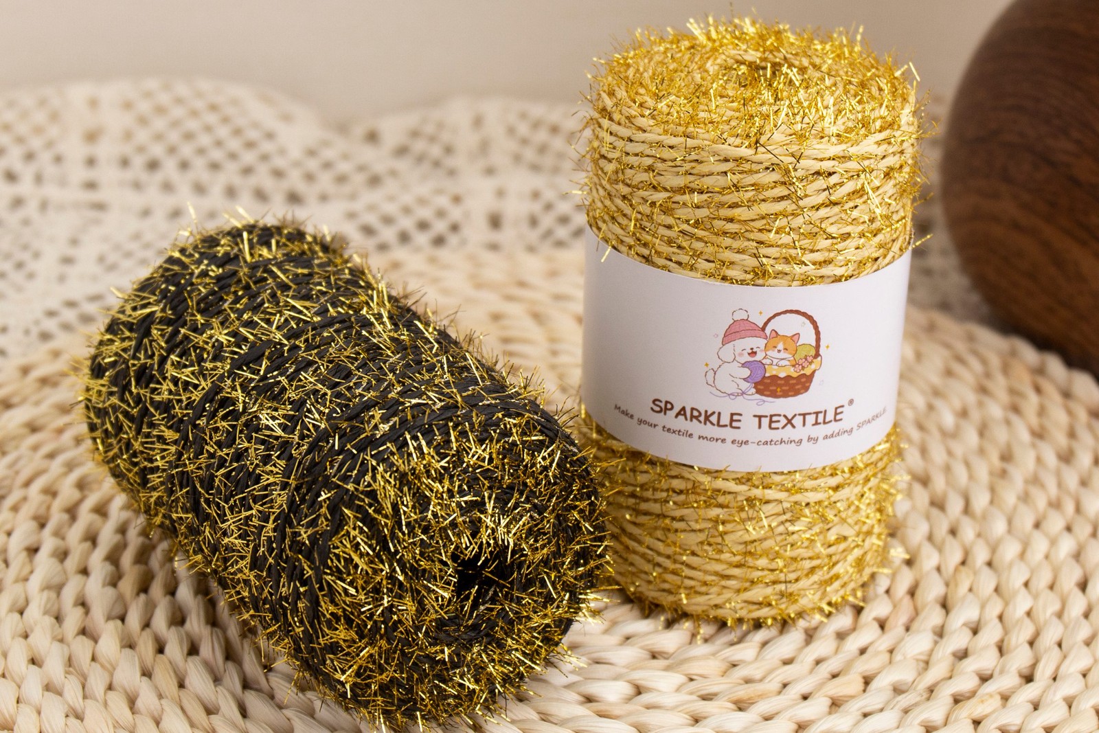 Metallic Glitter Yarn Metallic Glitter Yarn