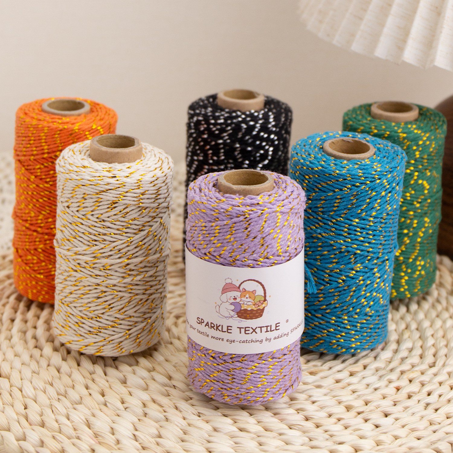 Metallic Cotton Yarn Metallic Cotton Yarn