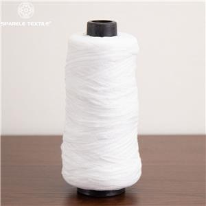 Soft Beaded Fancy Yarn 100% Polyester Mesh Tape Fancy Yarn Hollow Mesh Strap Novelty Yarn for Knitting & Garment Trims
