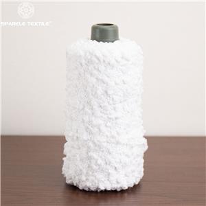 Home Textile Soft Beaded Fancy Yarn Fancy Yarn Bubble Knot Yarn 100% Polyester Pom Pom Fancy Yarn for Knitting Sweater Scarf