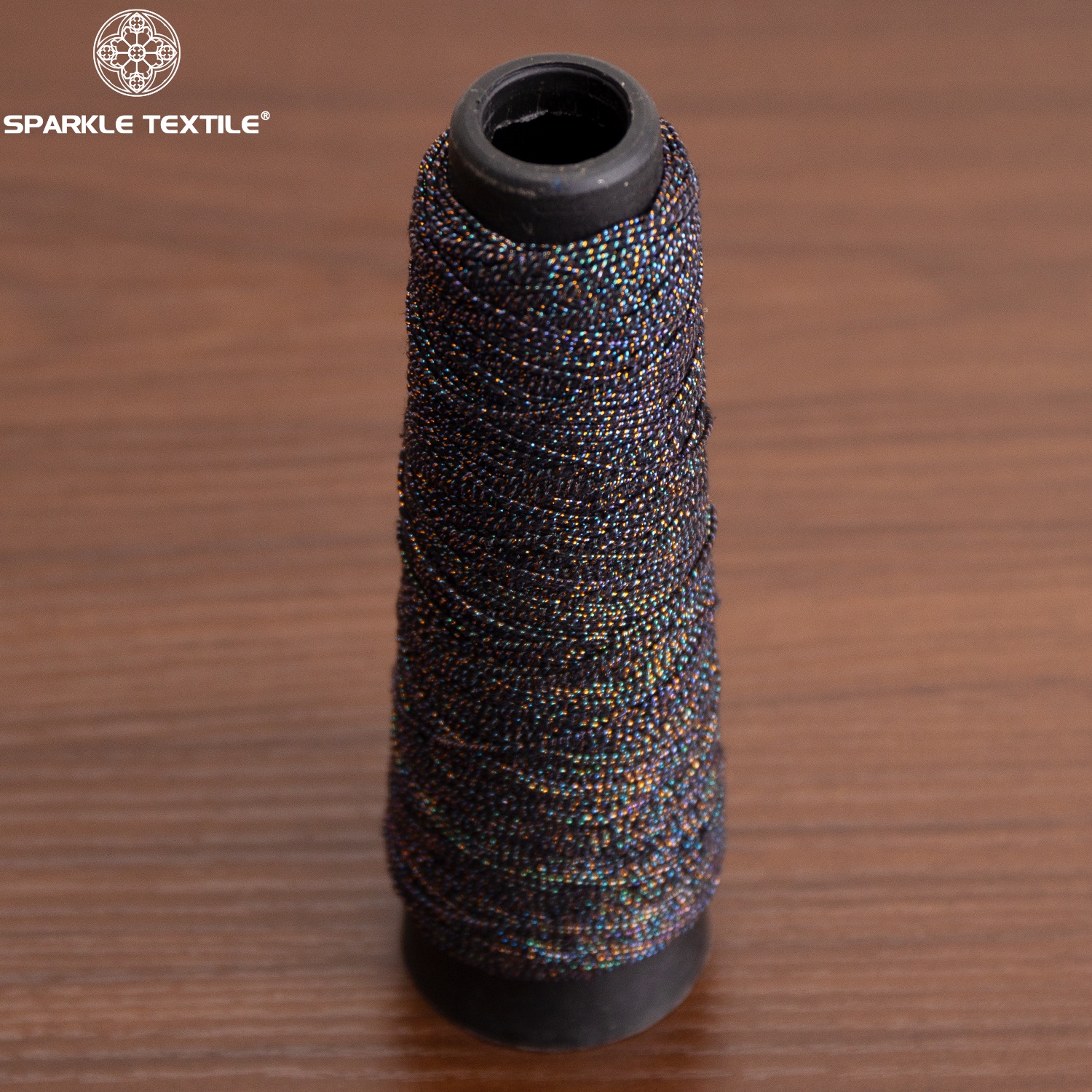 Factory Wholesale Polyester Metallic Cord Yarn Multicolor Black Fancy Rope Yarn Textile Raw Material for Apparel & Crafts