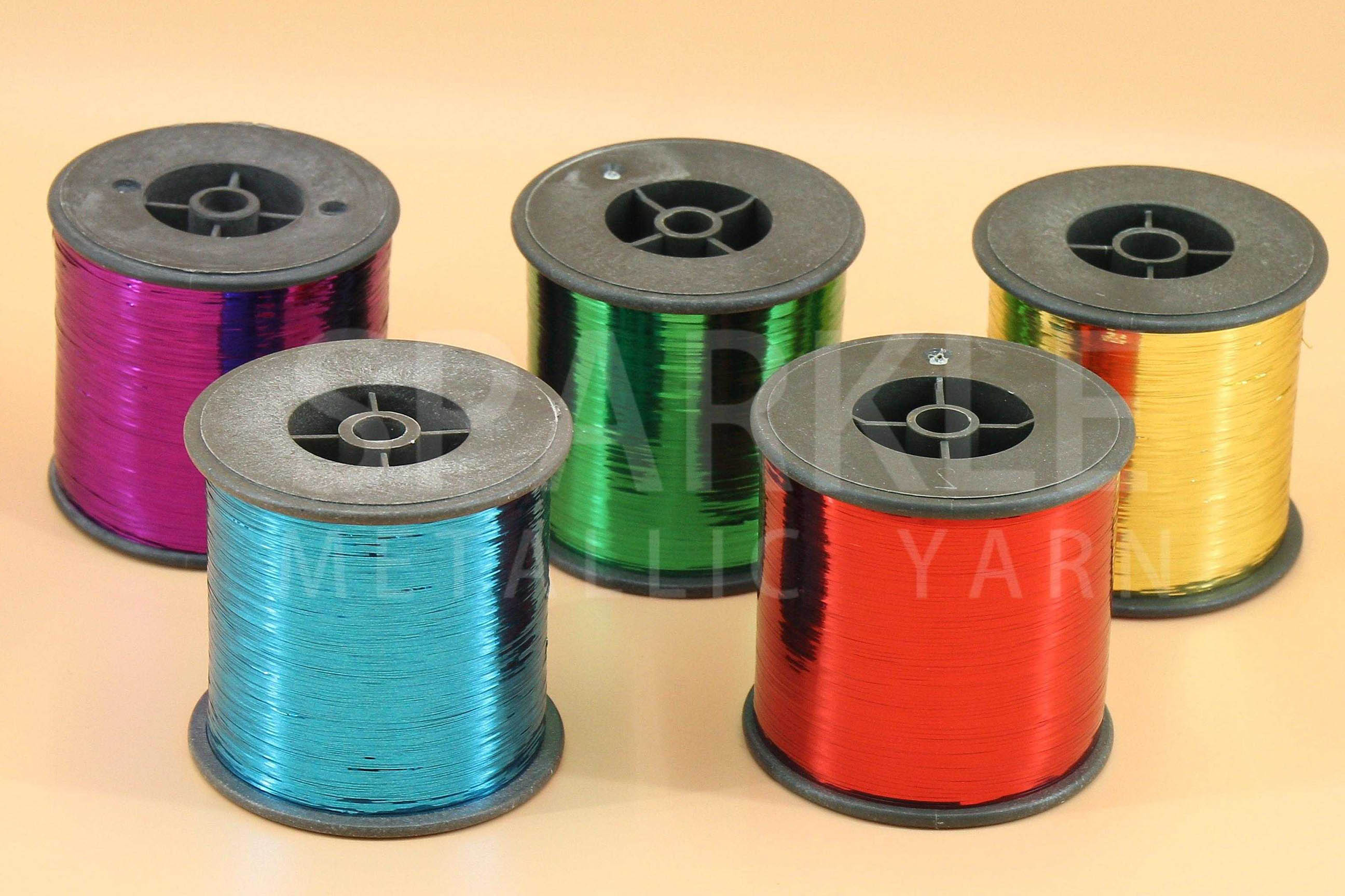 M type flat metallic yarn