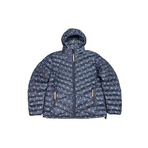 men's padded jacket with detachable hoody