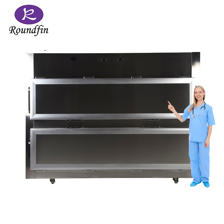 Medizinisches Instrument Edelstahl Autopsie Werkzeuge Kadaver Bett Leichenhalle Kühlschrank