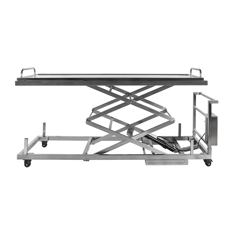 Roundfin RD-1531E Electric Two Scissors Lifting Mortuary Body Trolley