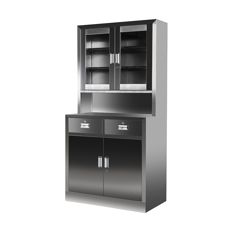 Laboratory Stainless Steel Storage Cabinet with 2 Drawers