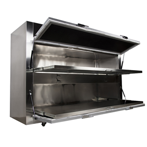 Refrigerador mortuorio Roundfin RD-2S de 2 habitaciones con apertura deslizante