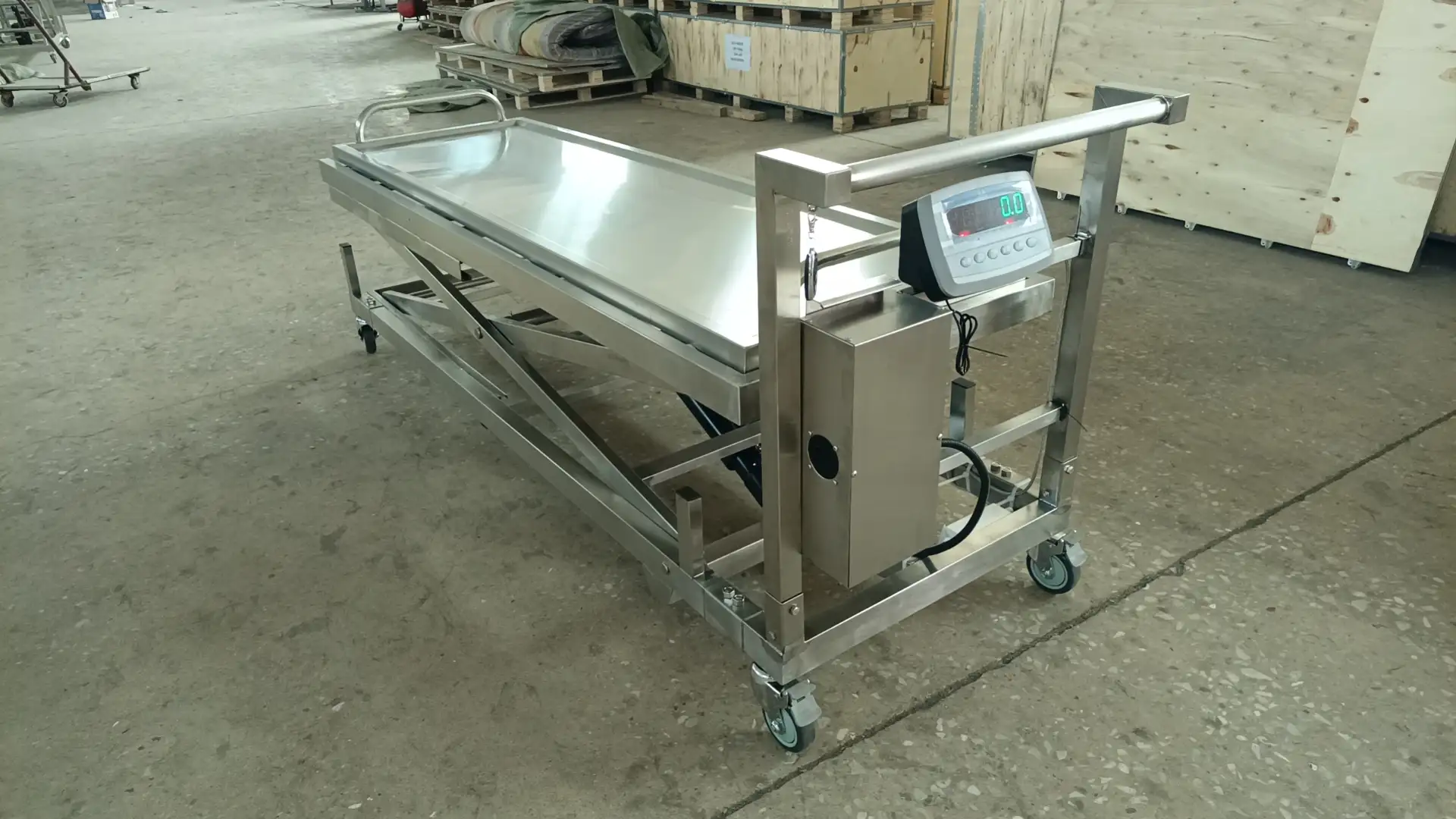 Introducing Our Innovative Product: Mortuary Lift with Built-In Weighing Capability