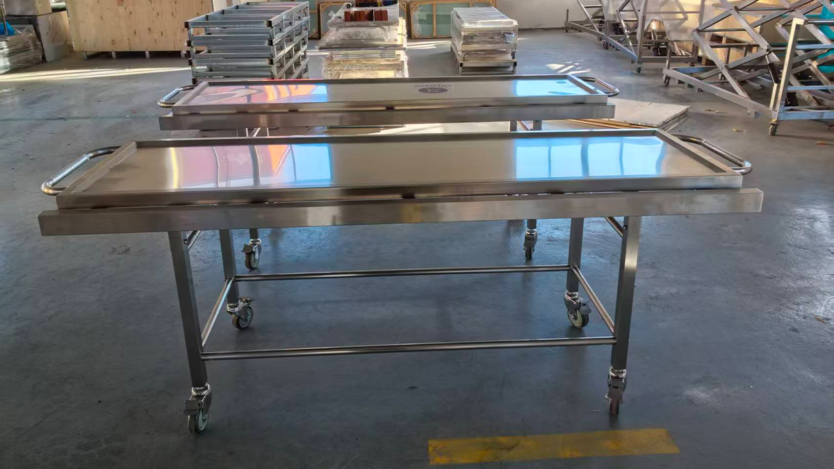 Equipos mortuorios para clientes: elevador de cadáveres, carro mortuorio