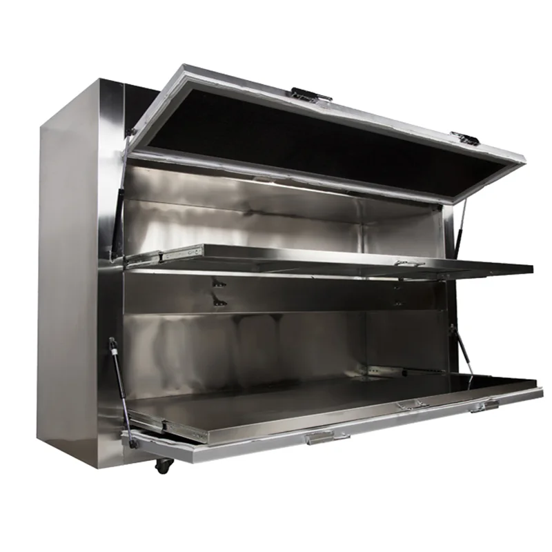 Refrigerador mortuorio Roundfin RD-2S de 2 cuerpos con apertura lateral