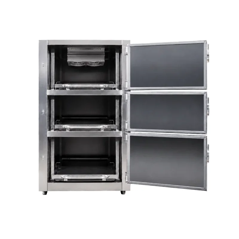 Refrigerador mortuorio Roundfin RD-3A de 3 cuerpos con refrigeración por aire