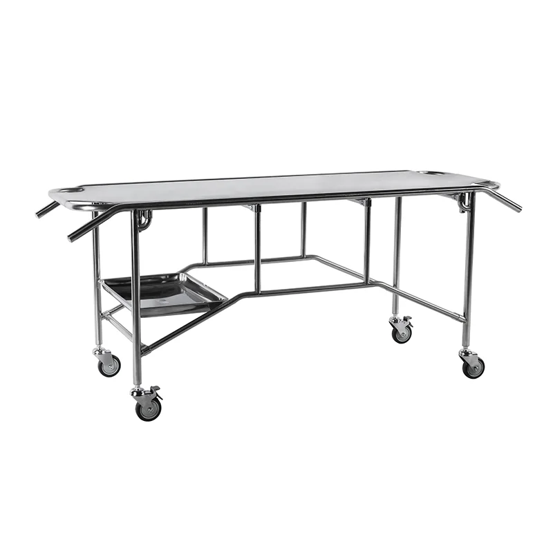 Carro para cadáveres Roundfin RD-1552 para morgue con bandeja fija