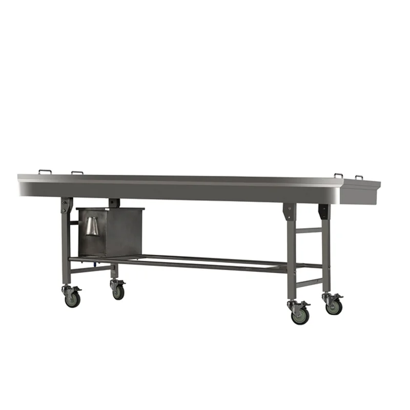Carro para cadáveres Roundfin RD-1552-2 para morgue con bandeja extraíble
