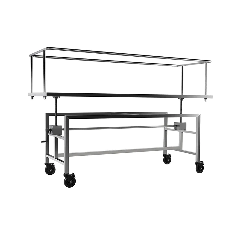 Carro de traslado de cadáveres para morgue Roundfin RD-801S con estante