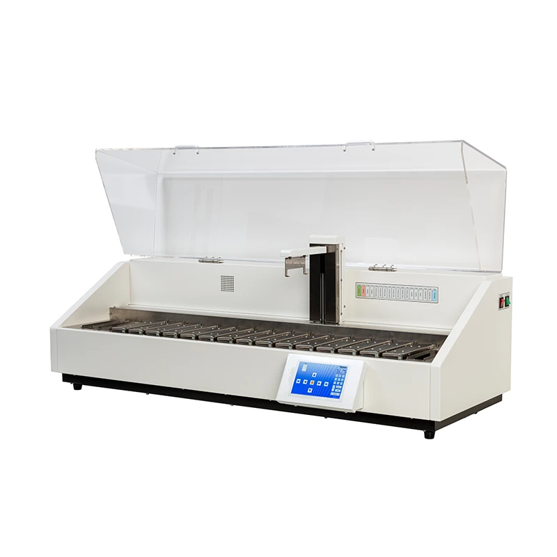 Tinción de portaobjetos totalmente automatizada Roundfin RS-4