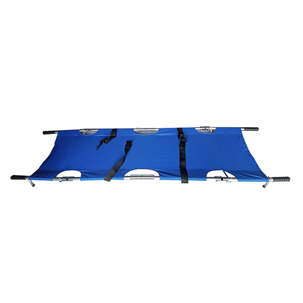 Stainless Steel Four Two Fold Portable First-aid Stretcher