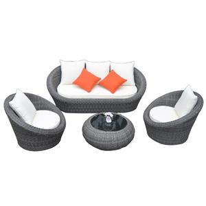 Outdoor Garden Furniture Sofa Set Rattan Wicker Sofas