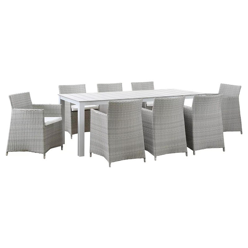 Wicker Patio Furniture Garden Chairs And Table Set