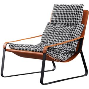 hotel furniture luxury leather leisure chair side with coffee table