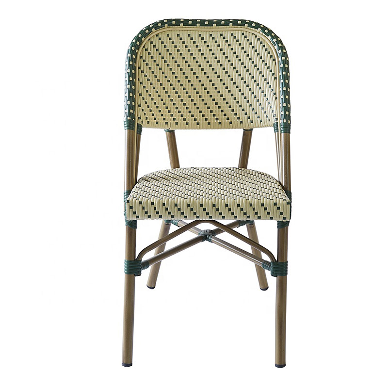 Patio Furniture Outdoor French Bistro Rattan Chair