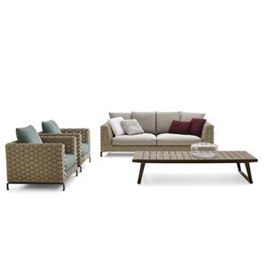 All Weather Outdoor Furniture Rattan Garden Sofa