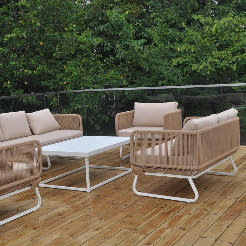 Luxury Garden Furniture Aluminum Outdoor Modular Sofa