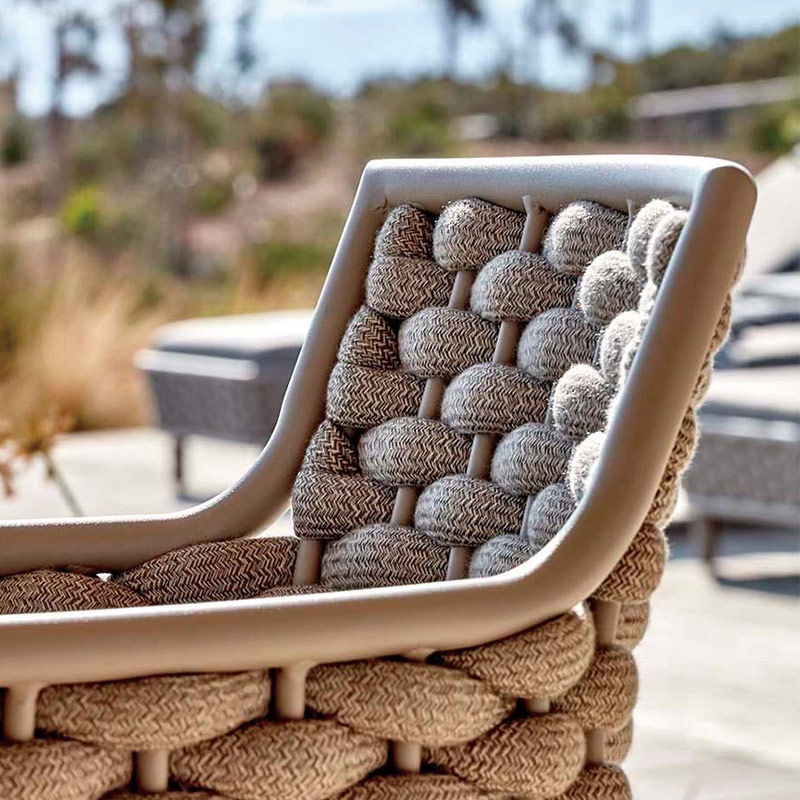 Garden Furniture Aluminium Outdoor Rope Chair