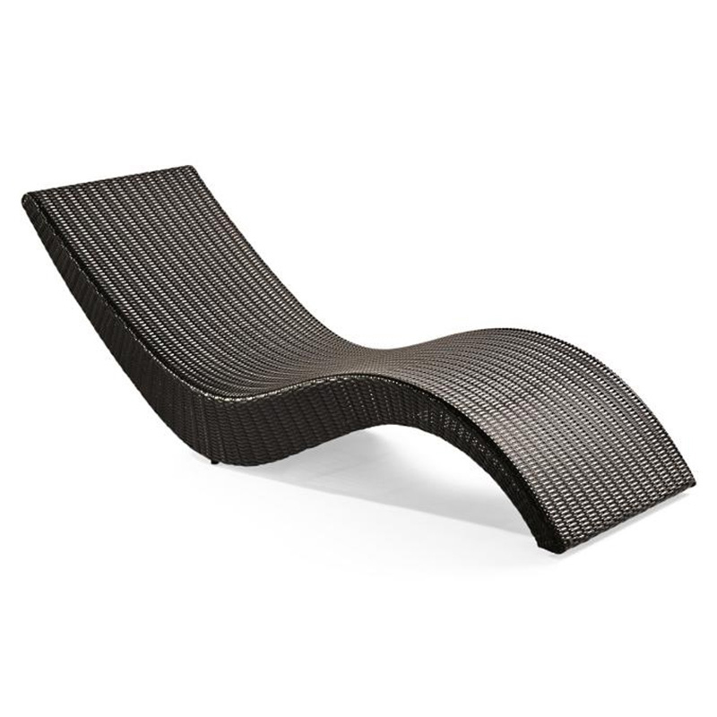 High Quality Swimming Pool Rattan Lounge Chair