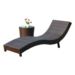 Rattan Outdoor Garden Aluminium Sun Lounger Pool