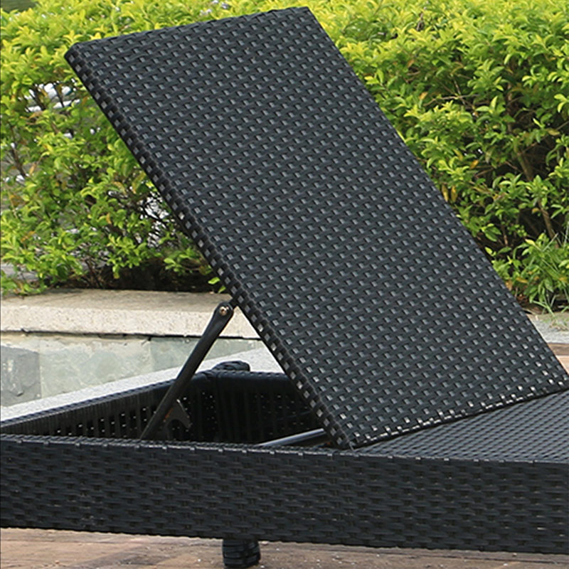 Outdoor Furniture Aluminium Garden Sun Loungers Rattan