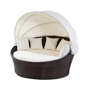 Lounge Bed Round Wicker Day Bed Outdoor Furniture