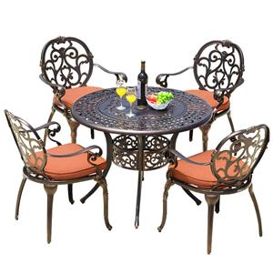 Outdoor Furniture Garden Cast Aluminum Table