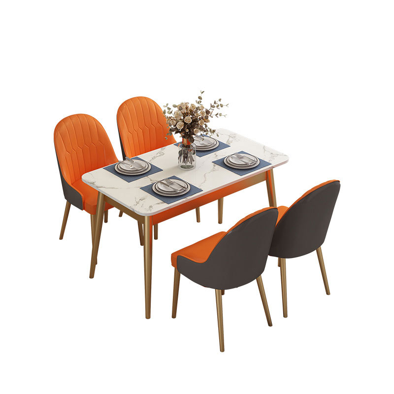 Luxury Dinning Chairs Modern Marble Dining Room Table