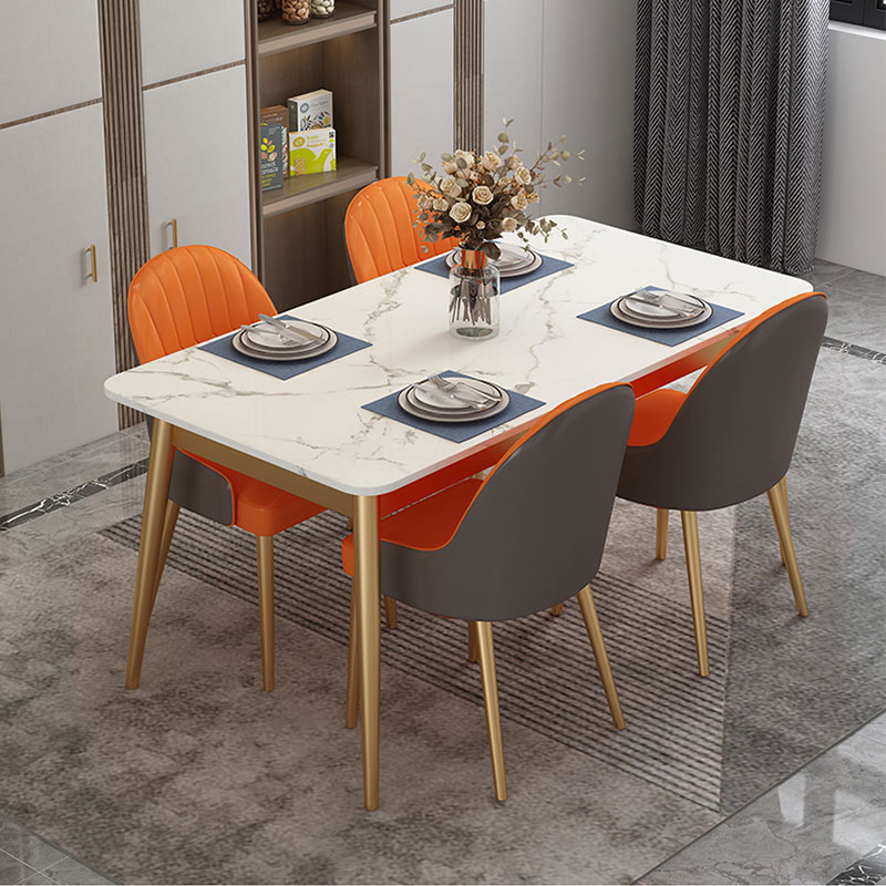 Luxury Dinning Chairs Modern Marble Dining Room Table