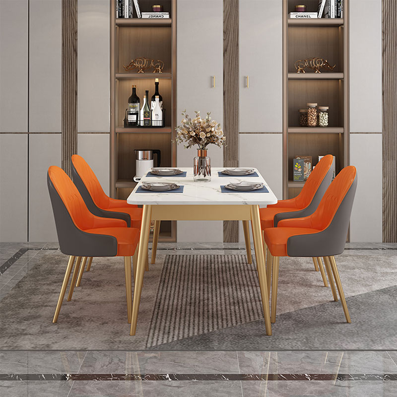 Luxury Dinning Chairs Modern Marble Dining Room Table