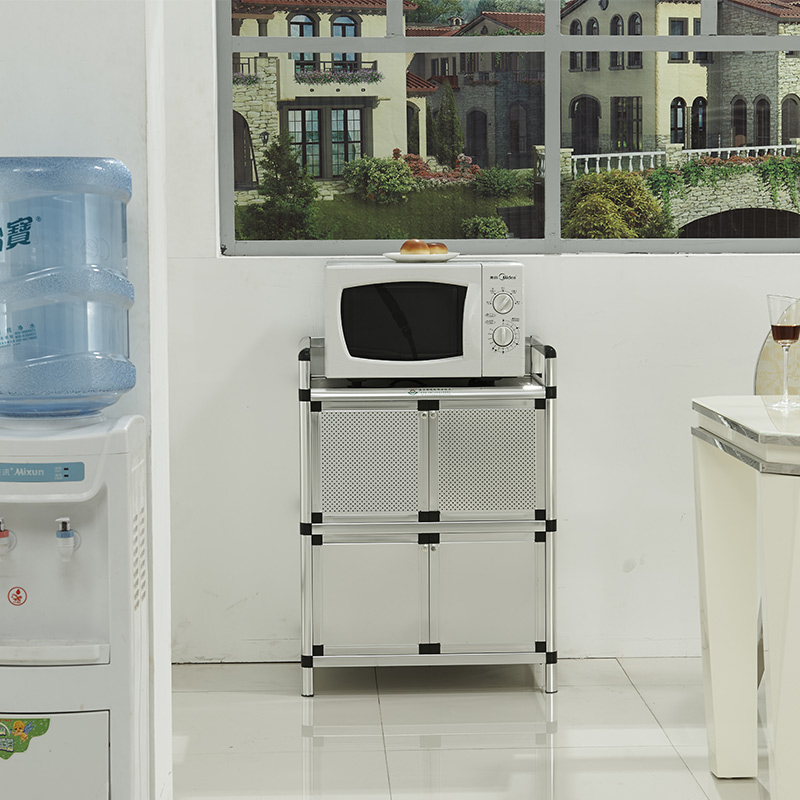 Modern Microwave Oven Stand Home Kitchen Shelf Storage