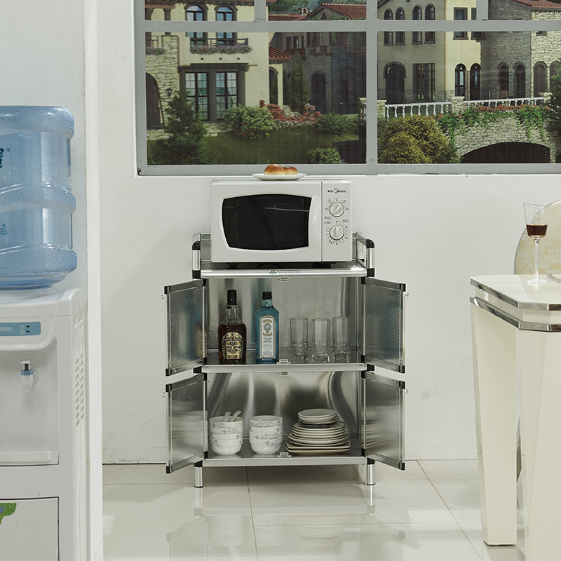 Modern Microwave Oven Stand Home Kitchen Shelf Storage