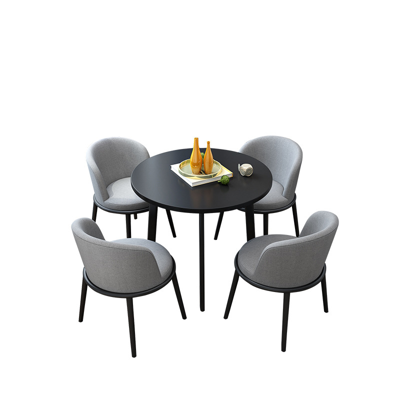 Chaises de restaurant en cuir de meubles de café