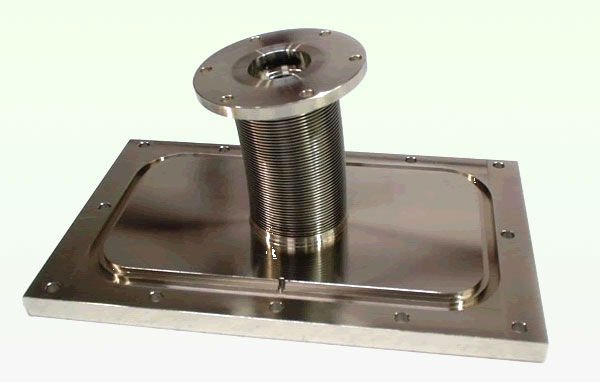 Wo wird ein geschweißter Metallbalg verwendet?