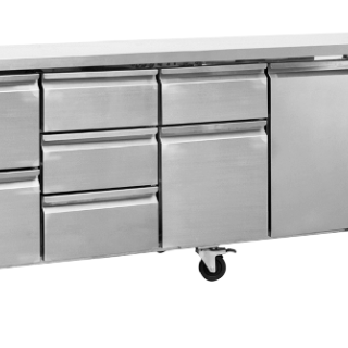 Tables réfrigérées en acier inoxydable