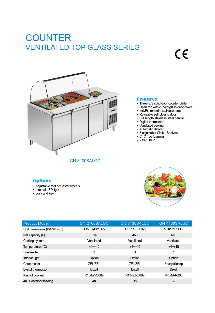pizza refrigerated tables