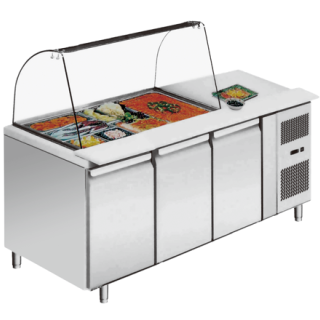 Tables de préparation et tables réfrigérées à pizza