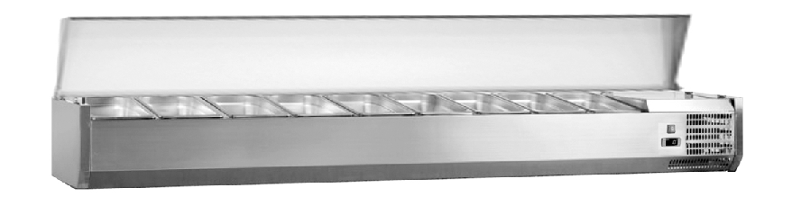 Vitrines à sushis et tapas