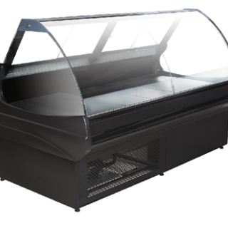 Branchez les vitrines réfrigérées rondes