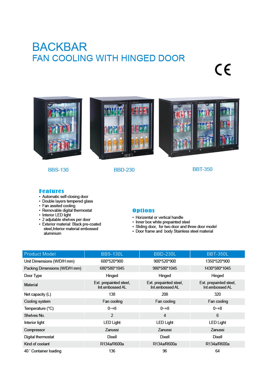 Bar refrigerators Conference refrigerators