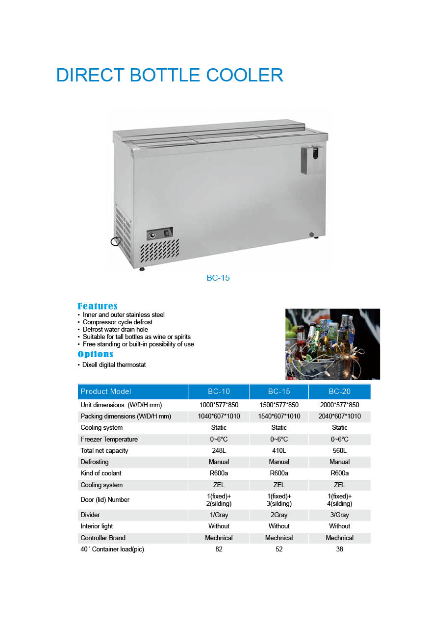 chiller bottle cooler